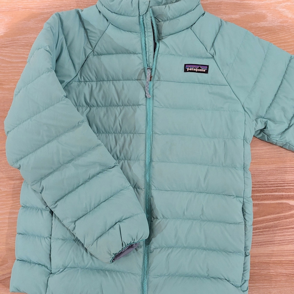 Patagonia Light Blue/Teal Puffer Jacket